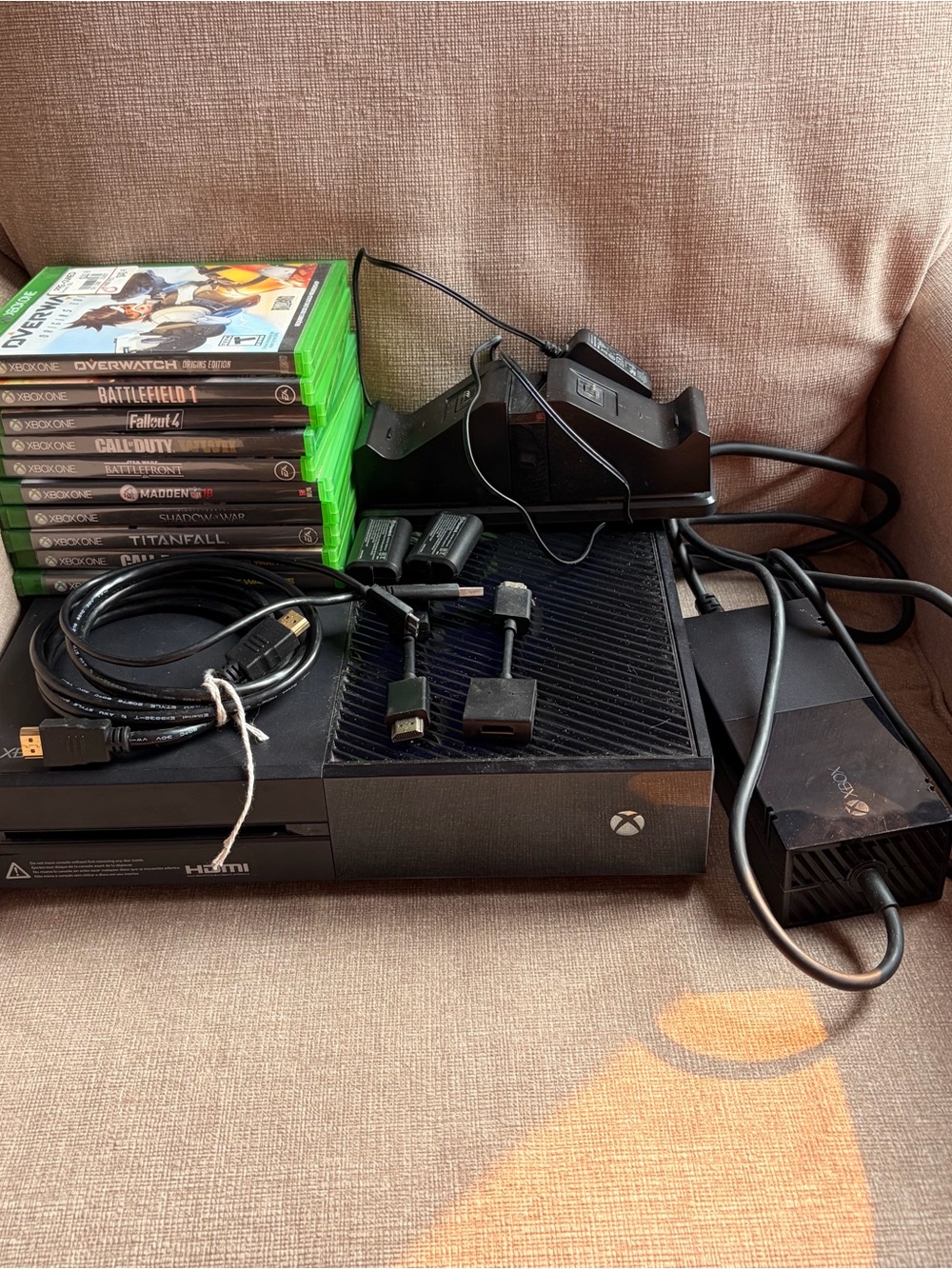 Xbox One Console Bundle in Black with Games and Accessories